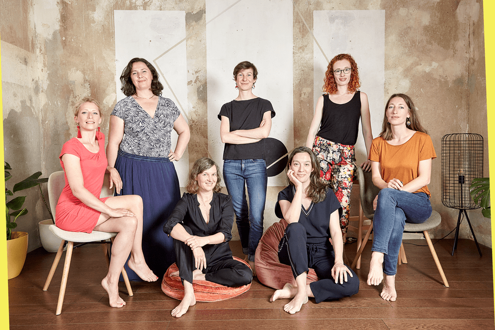 Le bureau de l'association "Les Nouvelles Voix, les indépendantes de Berlin"