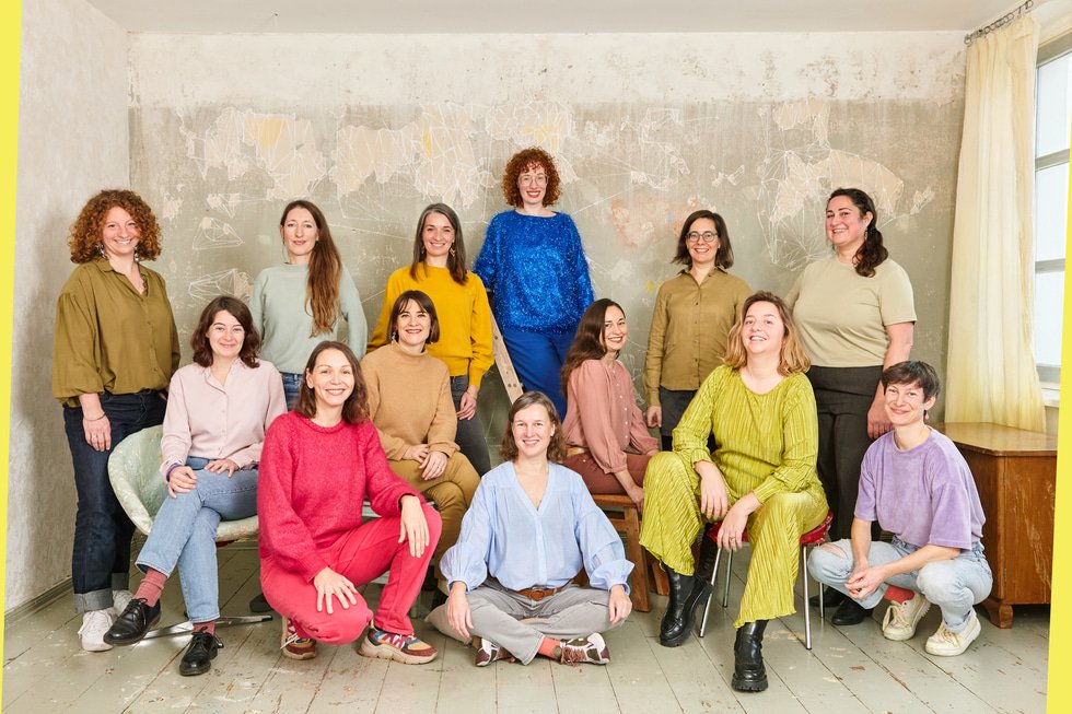 Le bureau de l'association "Les Nouvelles Voix, les indépendantes de Berlin"